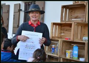 Schule am Bauernhof beim Wallerbauern in Wrgl am 16. Oktober 2019. Foto: Veronika Spielbichler